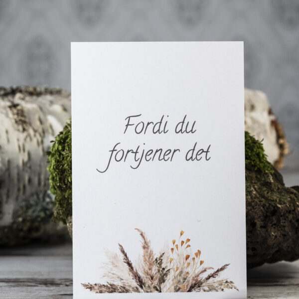 Fordi du fortjener det, kort