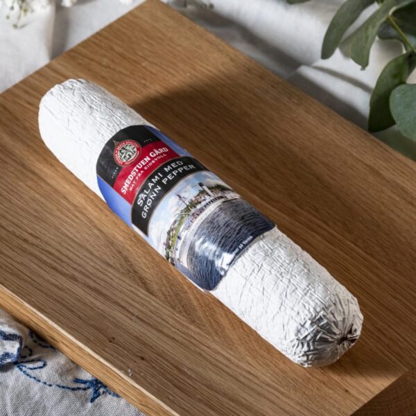 Spekepakke Anders. Baconpølse, Salami med grønn pepper og Rødvinspølse. - Bilde 3