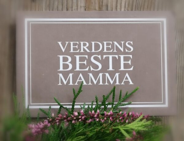 Verdens beste mamma kort