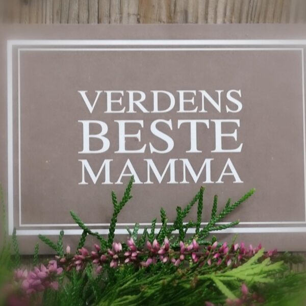 Verdens beste mamma kort