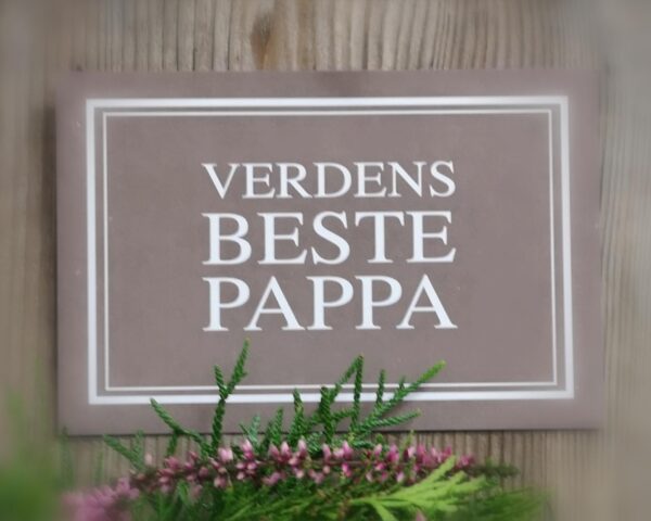 Verdens beste pappa kort