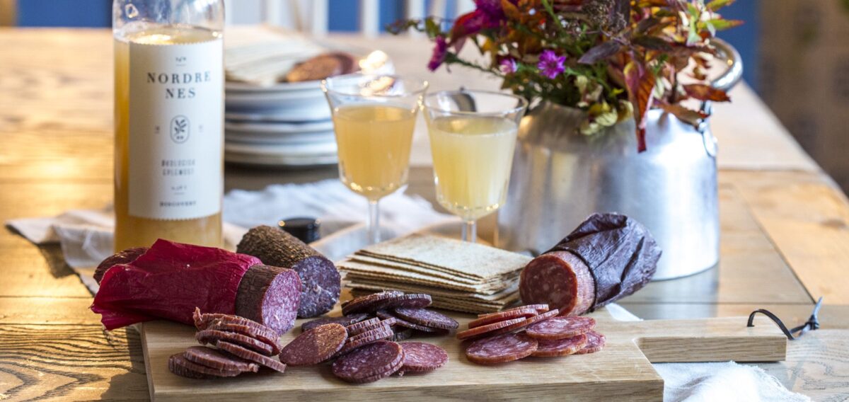 Gårdspresset eplemost fra Gourmetkurven