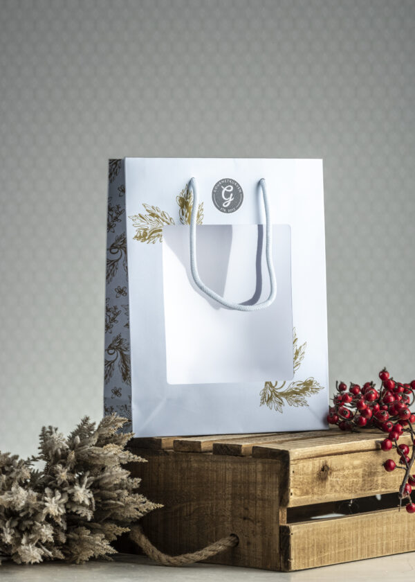 Gourmetkurven tom gavepose 24x8x30cm