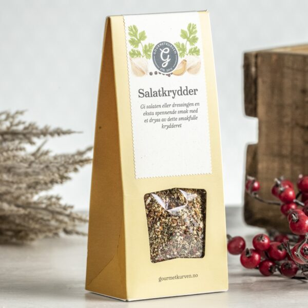 Salatkrydder-2025 Salatkrydderkrydder 100g i sjaktel