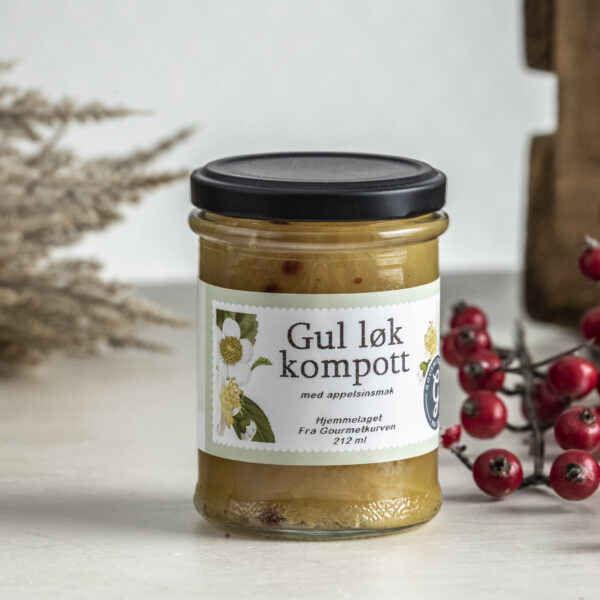 gul-løk-kompott