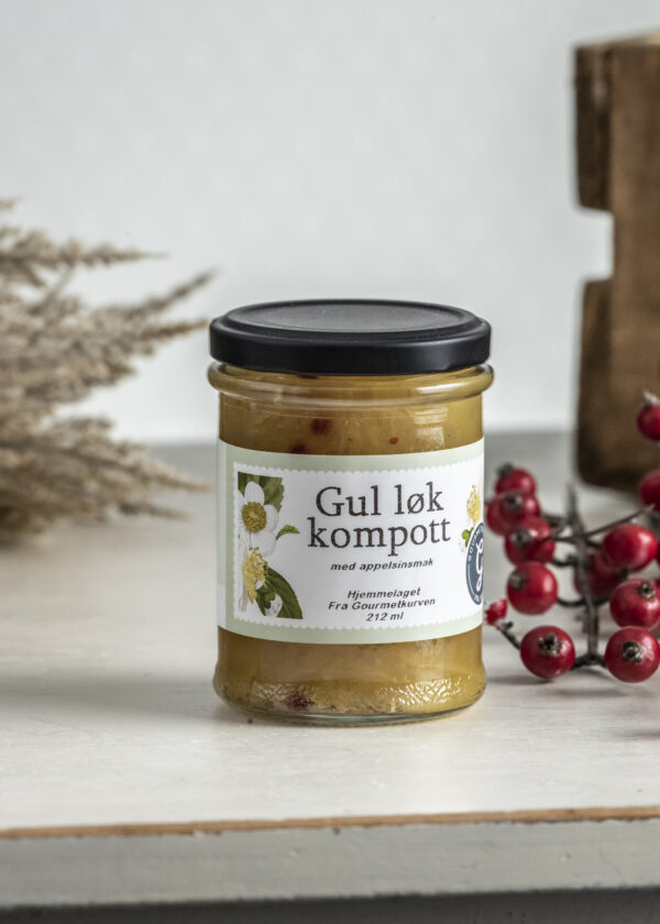 gul-løk-kompott